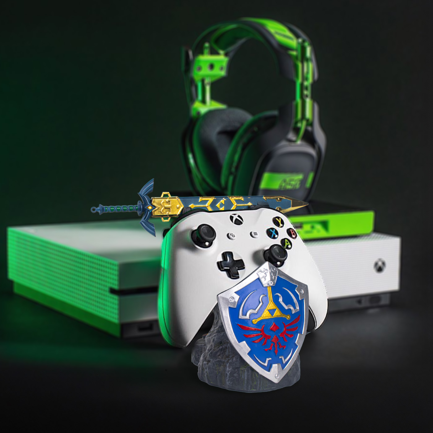 Resin Art Zelda - 젤다의 전설 XBOX PS5 게임 스탠드