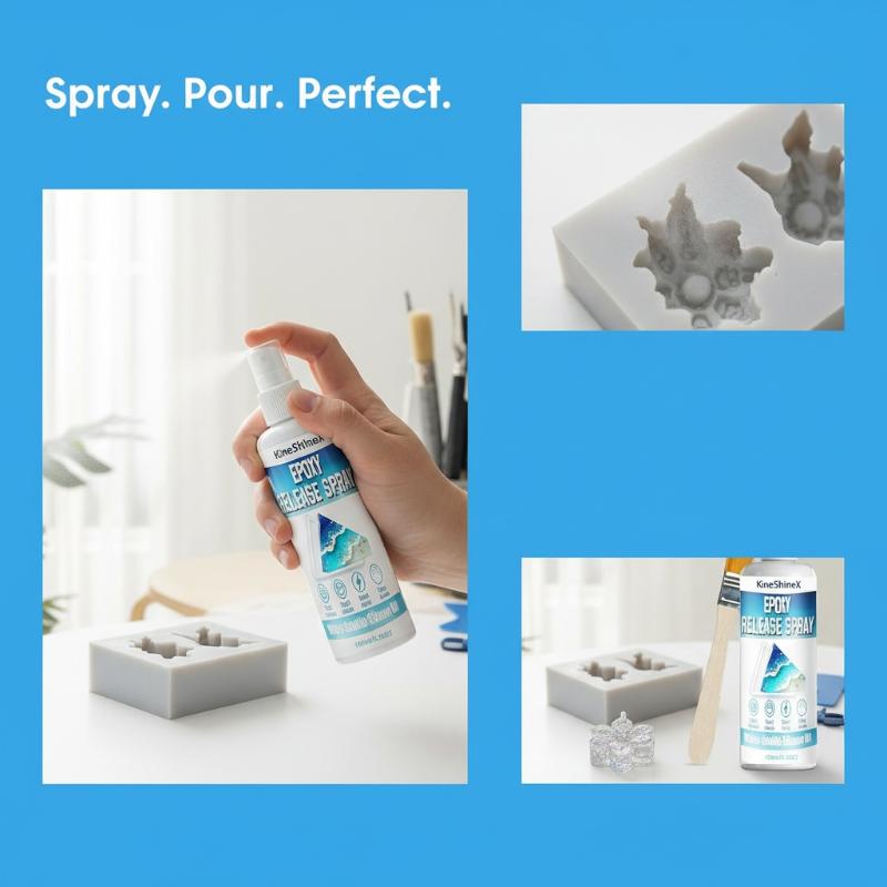 Release Spray Silicone - 에폭시 몰드 탈형 스프레이 무독성 레진
