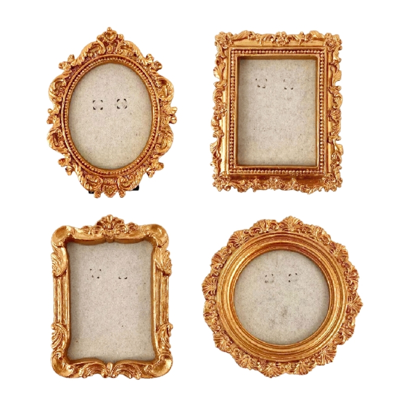 Resin Art Photo Frame - Y1UD 미니 그림 복고풍 프레임 스탠드