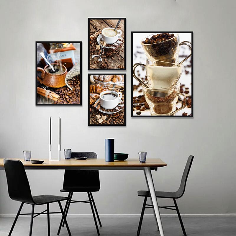 Background Resin Art - WCIC 아트 포스터, 커피 테마, 장식