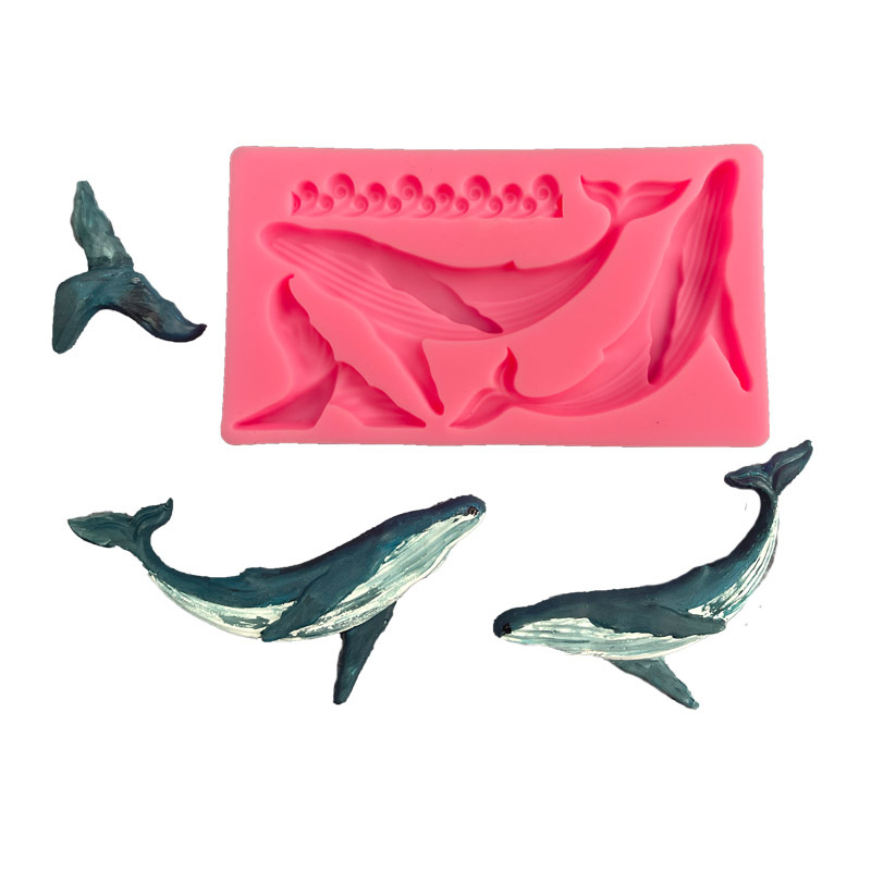 Silicone Mold Ocean - DIY 고래 실리콘 몰드 오션 시리즈