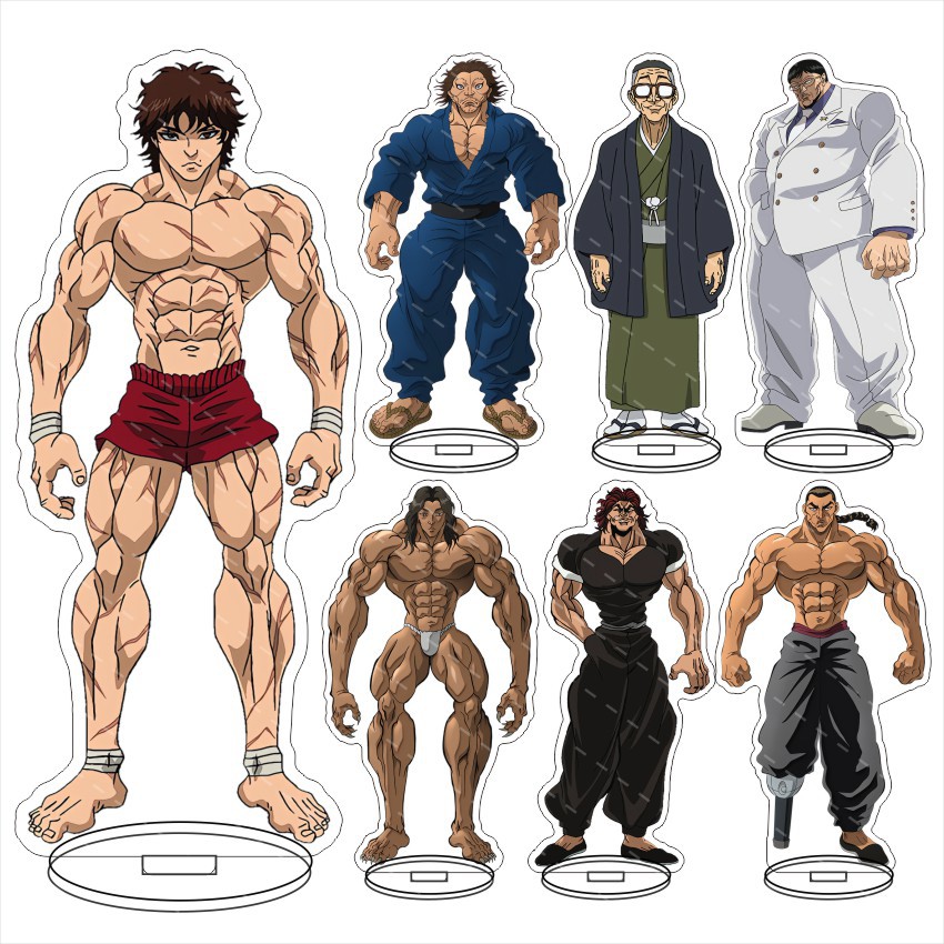 Resin Art Toys - 그랩러 바키 바키 한마 아크릴 피규어
