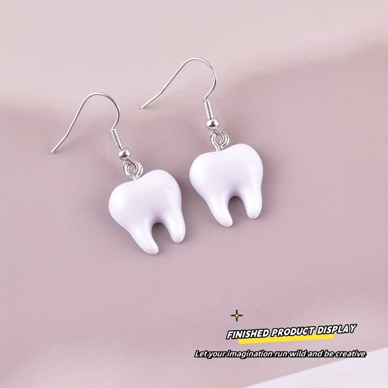 10개 재미있는 치아 모양 레진 참 귀여운 입체 펜던트 - Resin Art Pendant 리뷰 및 가격