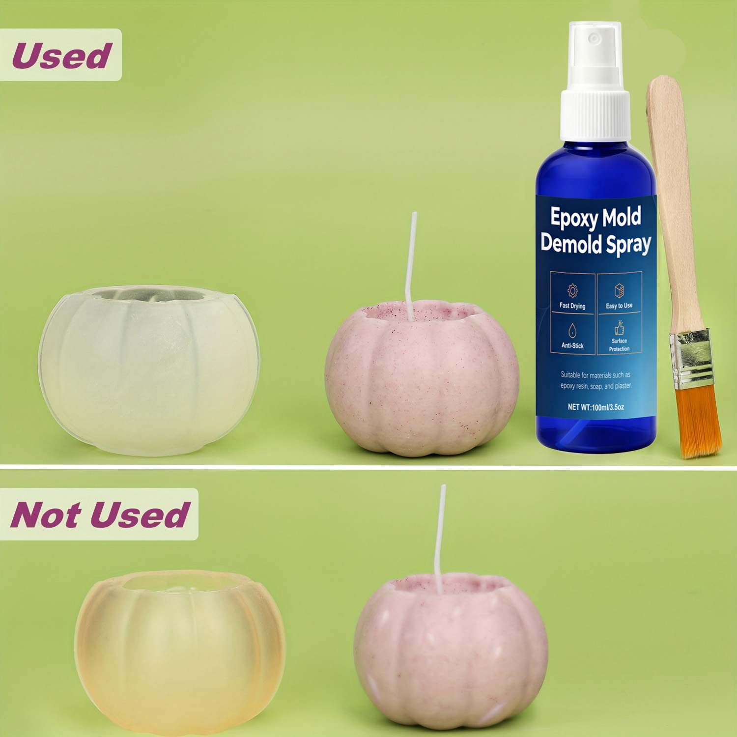 실리콘 몰드용 이형제, 에폭시 수지, 양초 왁스, 석고 - Release Spray Silicone 리뷰 및 가격