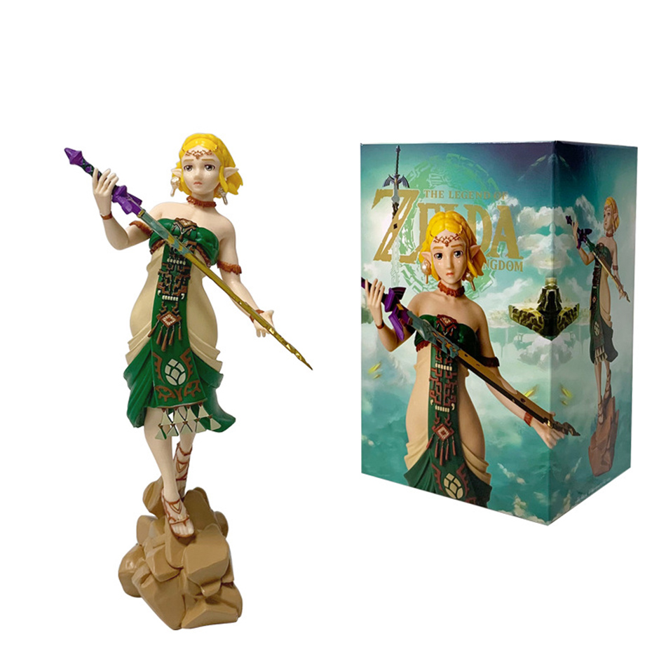새로운 20CM 젤다의 전설 애니메이션 피규어 보물 상 - Resin Art Zelda 리뷰 및 가격