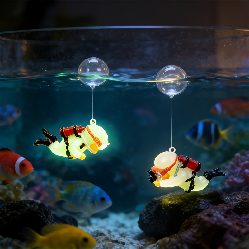 수족관 레진 장식 미니 다이버 조각상 야광 플로팅 볼  - Resin Art Underwater 리뷰 및 가격