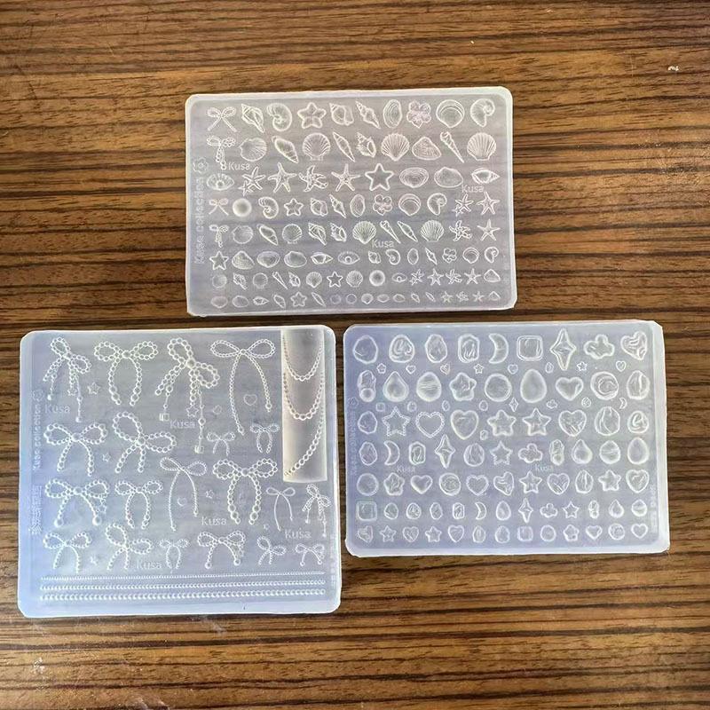실리콘 네일아트 스탬핑 몰드, 바다 조개 불가사리 별  - Silicone Mold Ocean 리뷰 및 가격