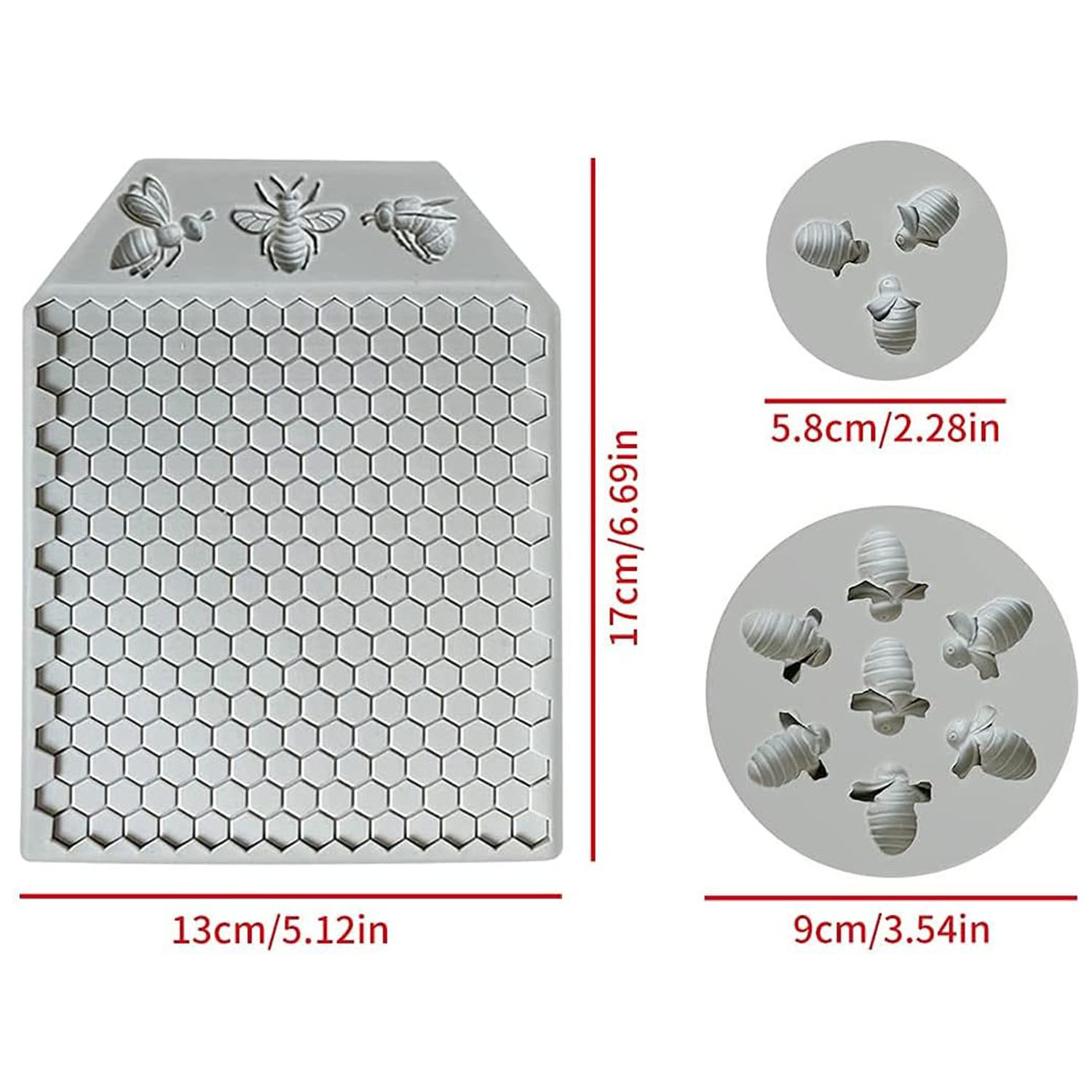 DIY 케이크에 대 한 3Pcs 범블 비 꿀 셰 빌리  - Silicone Mold Ocean 리뷰 및 가격