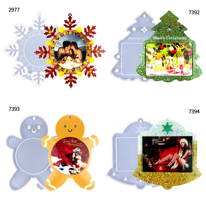 크리스마스 사진 그림 프레임 에폭시 수지 실리콘 금형  - Resin Art Photo Frame 리뷰 및 가격