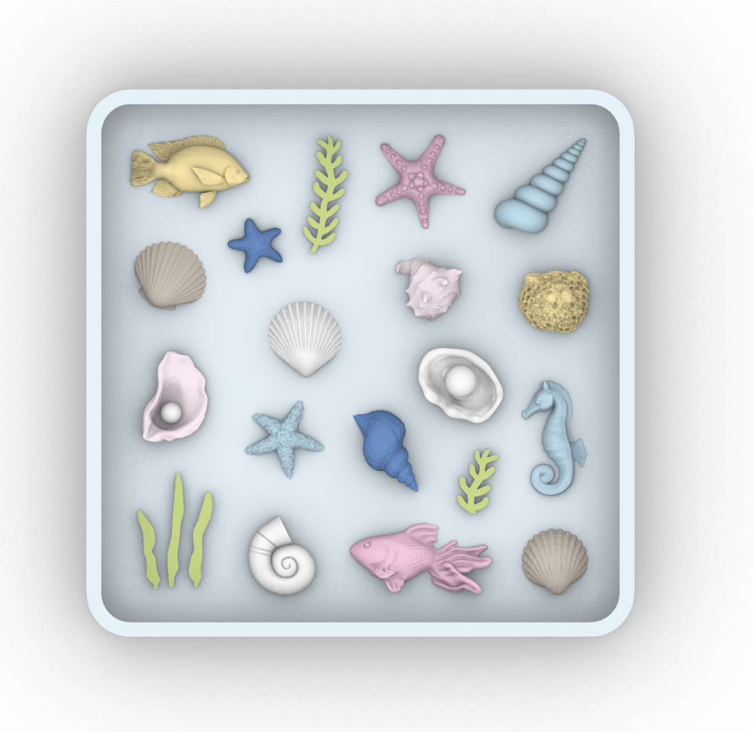 3D 오션 액세서리 레진 주조 몰드 실리콘 몰드 액세서 - Silicone Mold Ocean 리뷰 및 가격