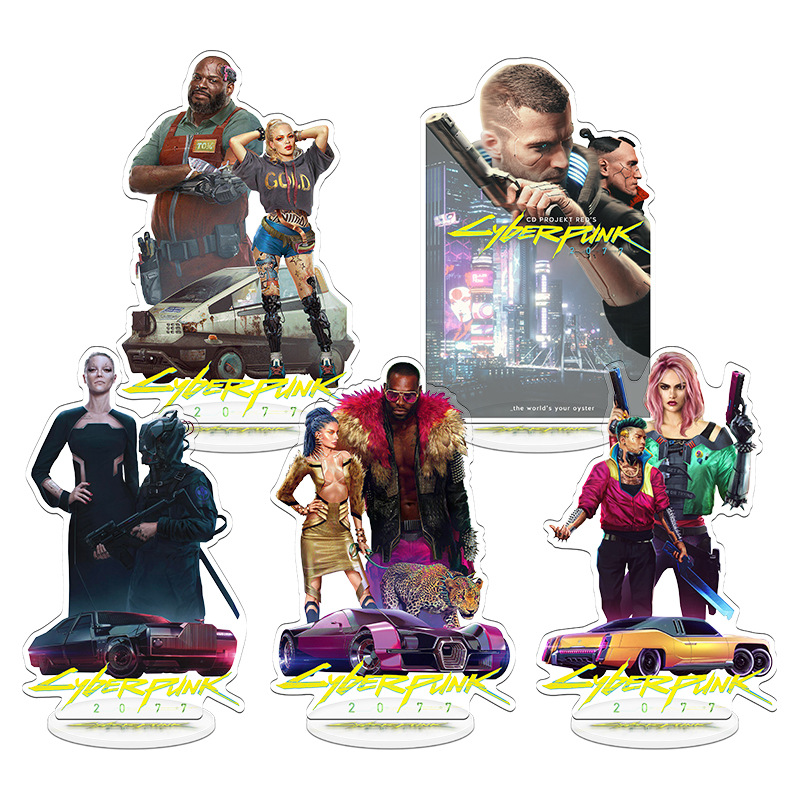 사이버펑크 2077 V 게임 굿즈 스탠드 모델 플레이트 - Resin Art Toys 리뷰 및 가격