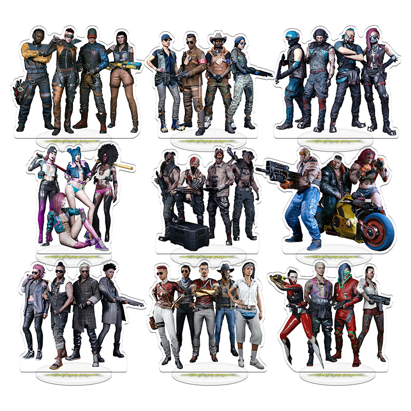 사이버펑크 2077 V 게임 굿즈 스탠드 모델 플레이트 - Resin Art Toys 리뷰 및 가격