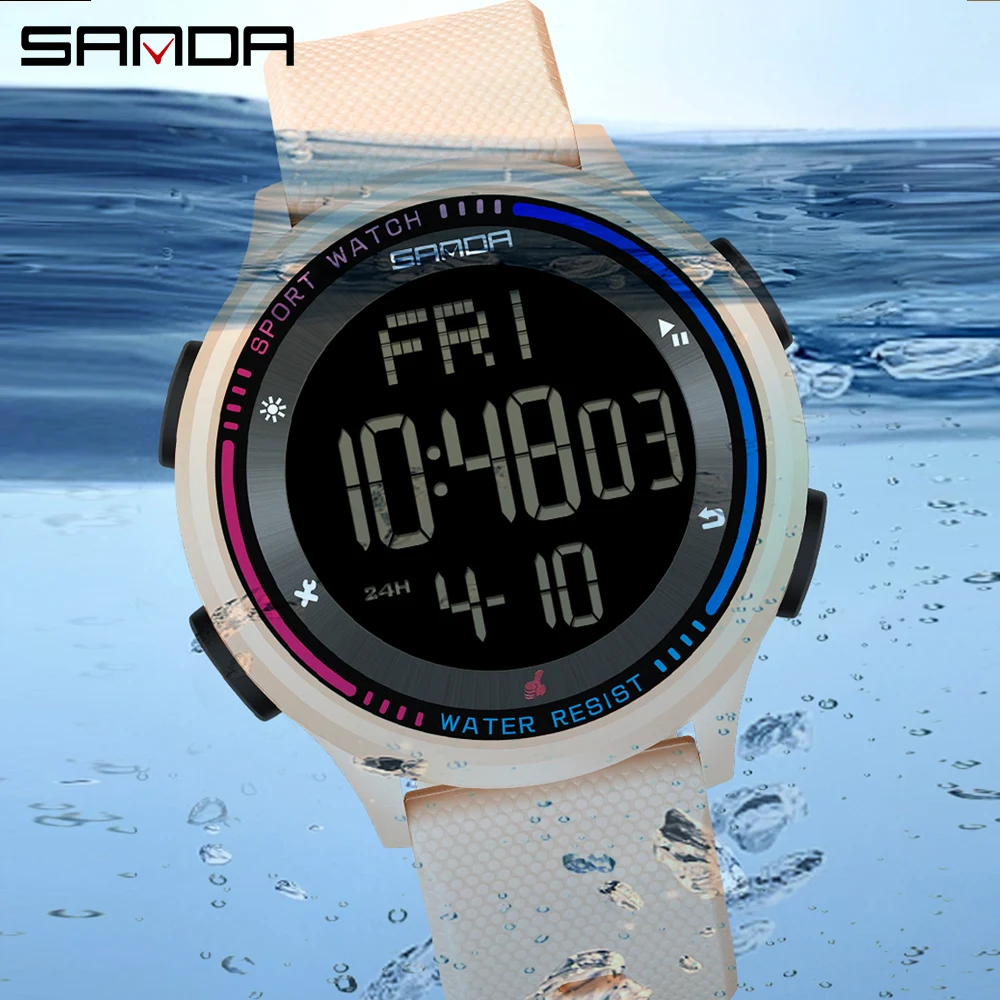 Sanda 6158 다중 기능 야외 스포츠 방수 디지털 - Resin Art Underwater 리뷰 및 가격