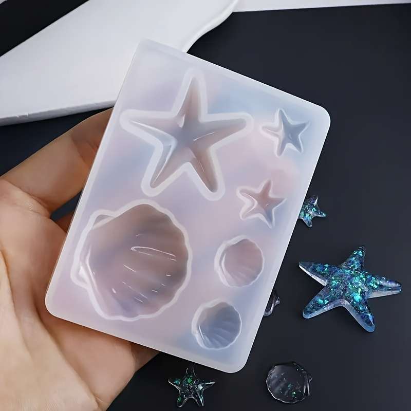 DIY 바다 테마 크리스탈 에폭시 레진 쉘 쥬얼리 펜던 - Silicone Mold Ocean 리뷰 및 가격