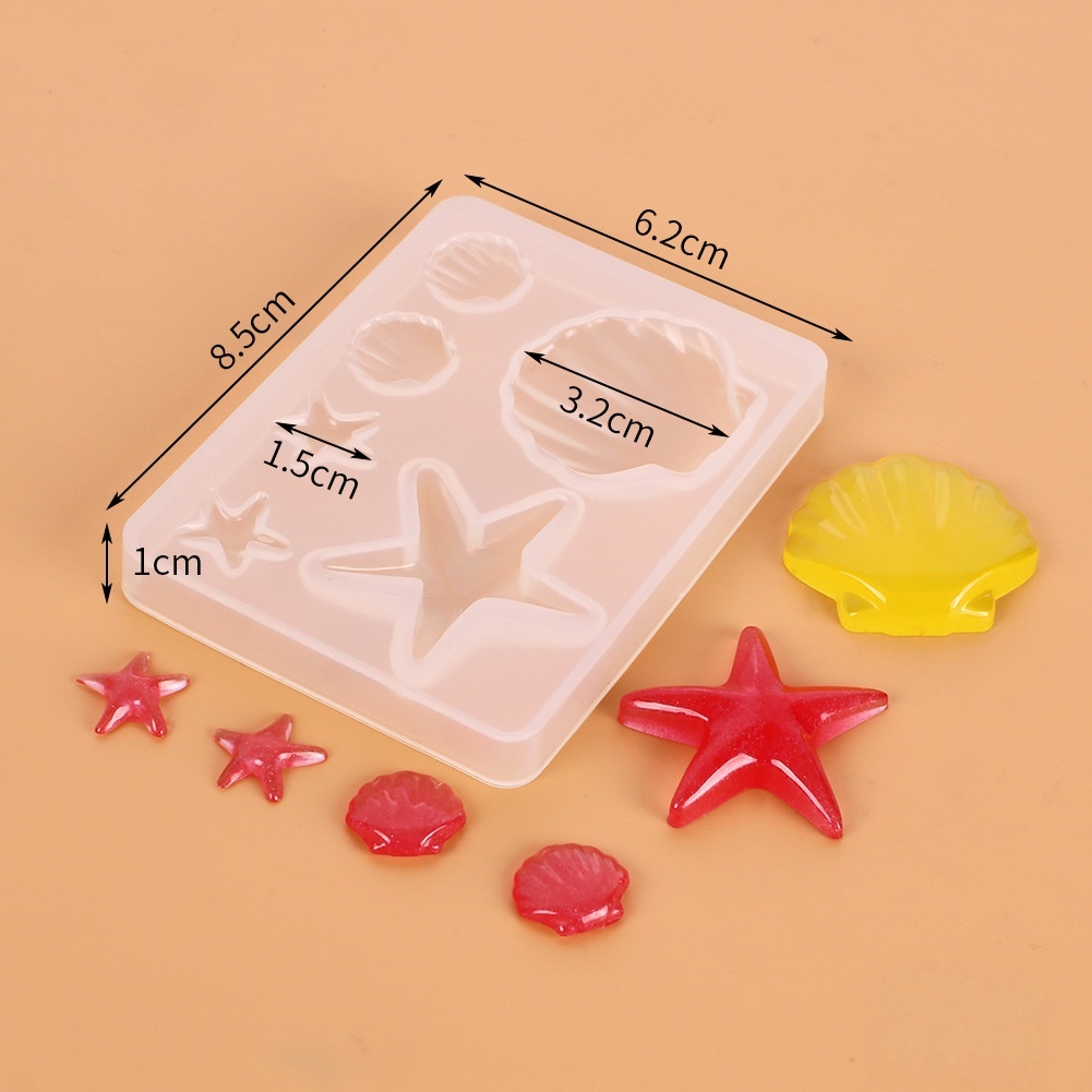 DIY 바다 테마 크리스탈 에폭시 레진 쉘 쥬얼리 펜던 - Silicone Mold Ocean 리뷰 및 가격