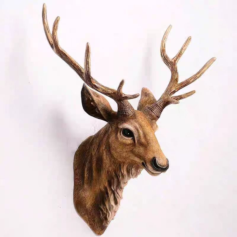 60/80CM 미국산 사슴 머리 벽 장식 대형 인조 조 - Background Resin Art 리뷰 및 가격