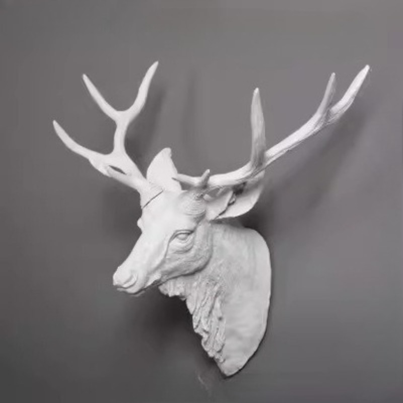 60/80CM 미국산 사슴 머리 벽 장식 대형 인조 조 - Background Resin Art 리뷰 및 가격