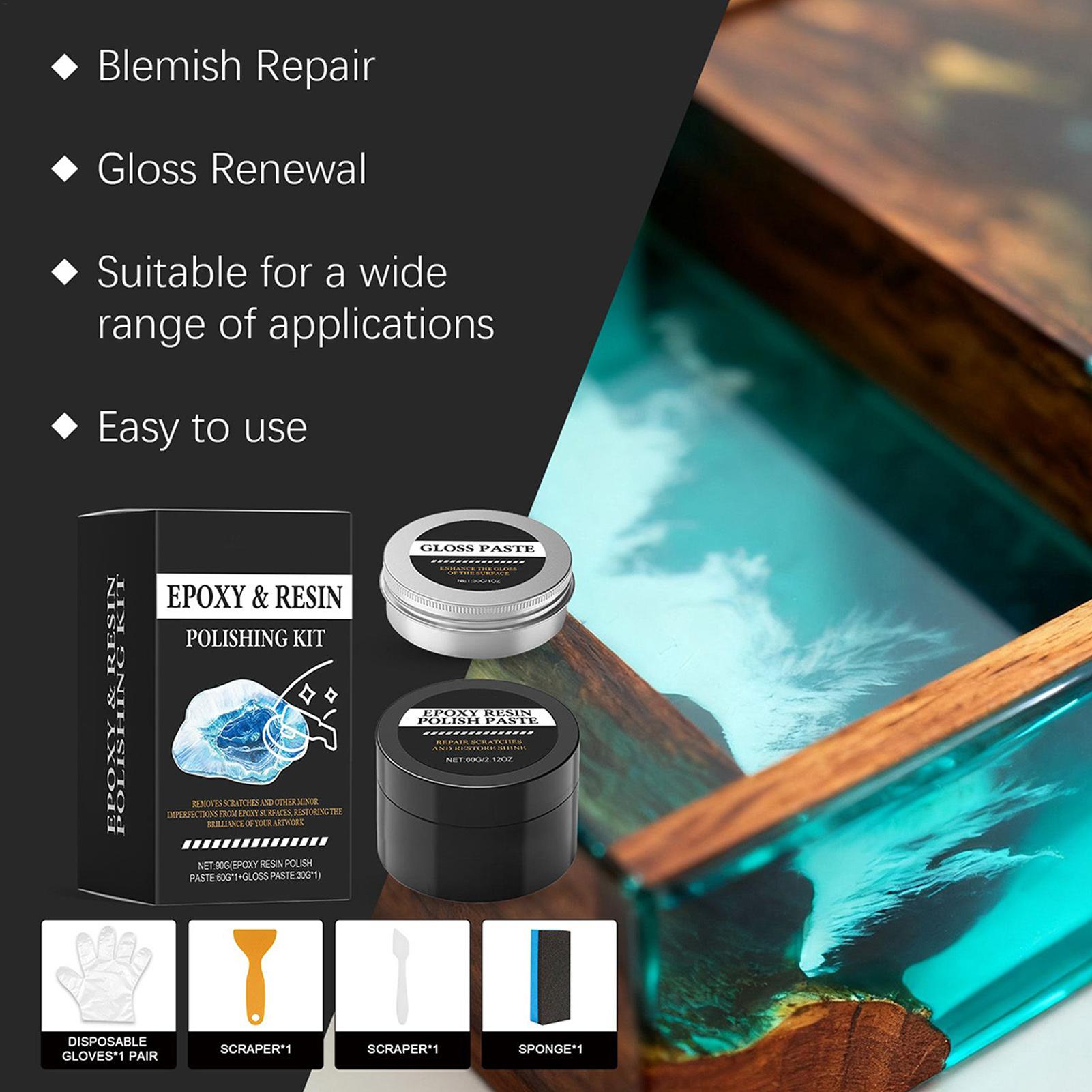 에폭시 레진 연마 키트 - 광택을 회복하는 크리미 스크 - Resin Art For Beginners 리뷰 및 가격