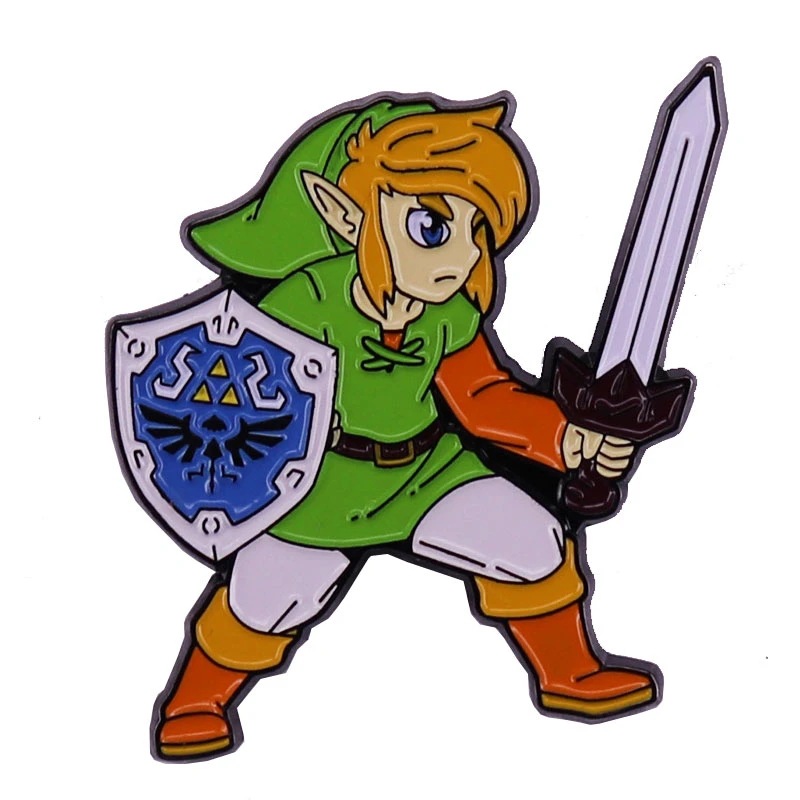 젤다 왕국의 눈물 에나멜 핀 애니메이션 만화 링크 금속 - Resin Art Zelda 리뷰 및 가격