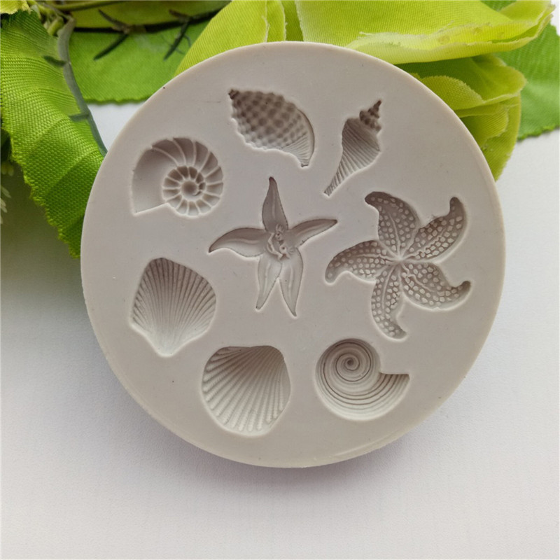 새로운【해양 생물학적 소라 껍질 초콜릿 케이크 실리콘  - Silicone Mold Ocean 리뷰 및 가격
