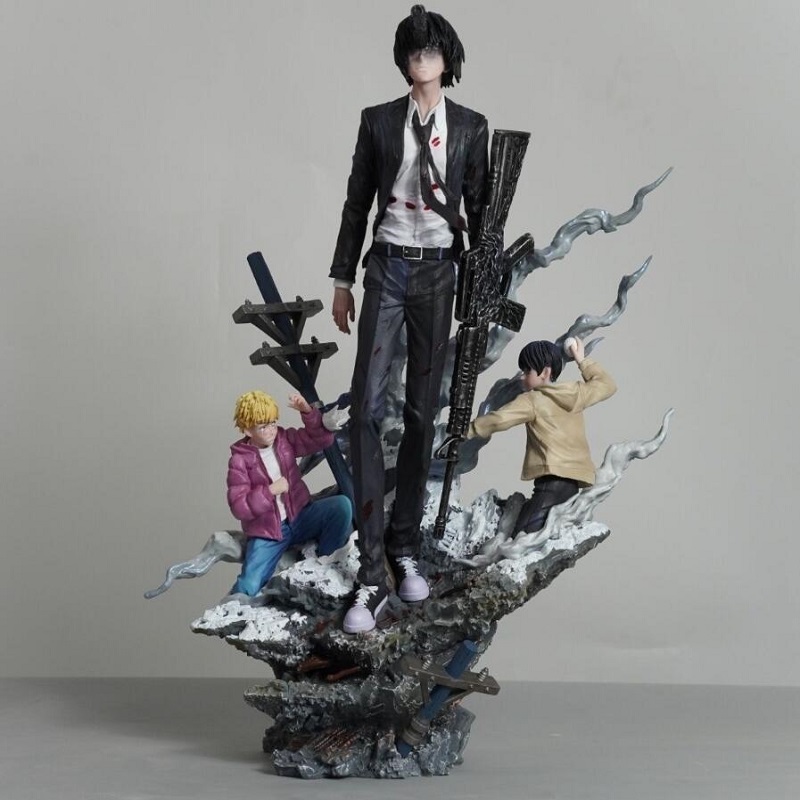 체인소맨 건 데빌 데빌 헌터 GK 애니메이션 피규어 레 - Resin Art Toys 리뷰 및 가격
