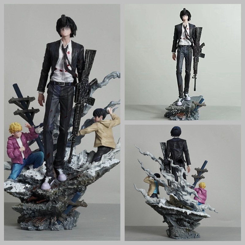 체인소맨 건 데빌 데빌 헌터 GK 애니메이션 피규어 레 - Resin Art Toys 리뷰 및 가격