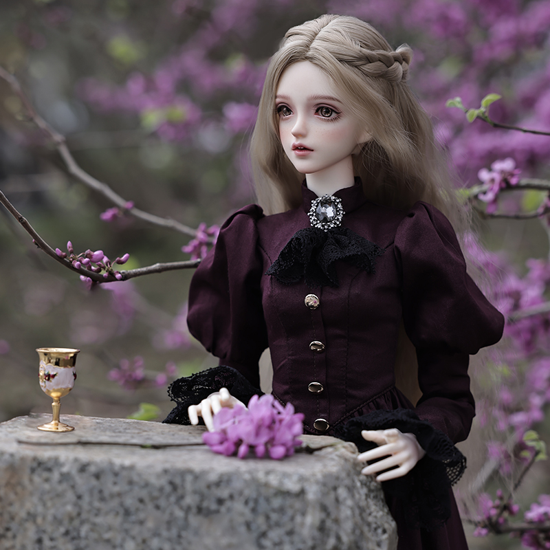 Elina BJD 인형 1/3 아름다운 우아한 숙녀 빈 - Resin Art Purple 리뷰 및 가격
