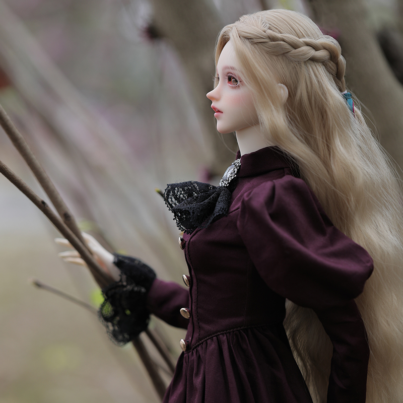 Elina BJD 인형 1/3 아름다운 우아한 숙녀 빈 - Resin Art Purple 리뷰 및 가격