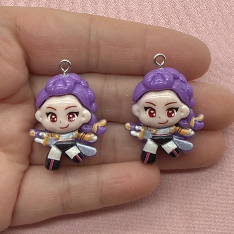 10개 레진 만화 펜던트, DIY 쥬얼리 제작 귀걸이, - Resin Art Pendant 리뷰 및 가격