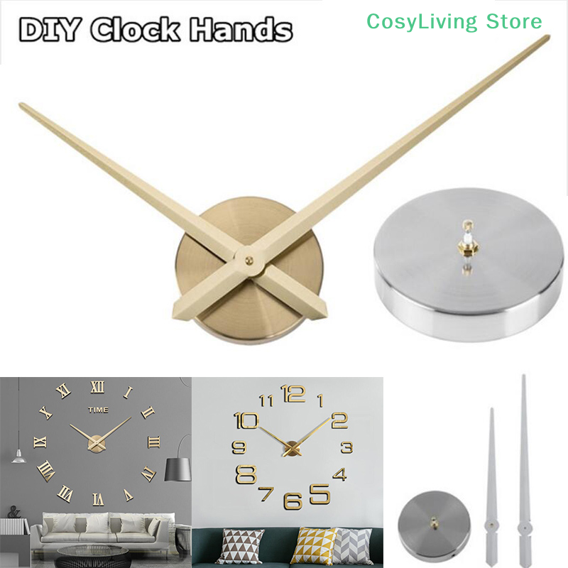 1세트 3D 벽시계 간단한 DIY 대형 시계 핸드 쿼츠 - Resin Art Watch 리뷰 및 가격