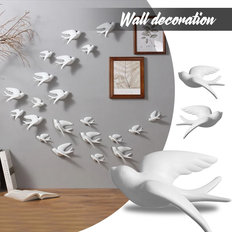 창의적인 세라믹 새 벽걸이 비둘기 공예, 집 거실 소파 - Background Resin Art 리뷰 및 가격