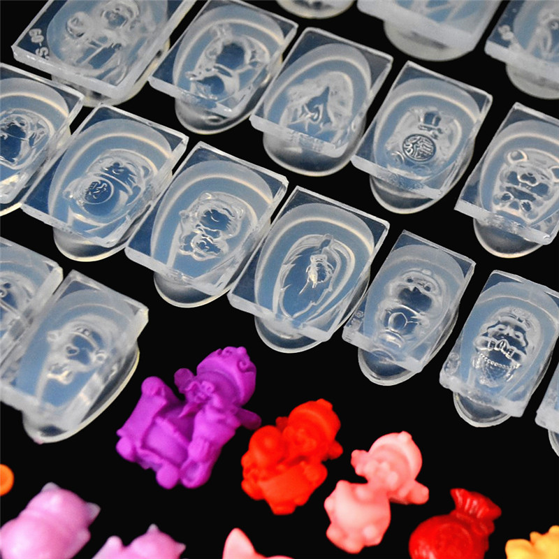 SNASAN 3D 귀여운 금붕어 부의 신 동물 실리콘  - Silicone Mold Ocean 리뷰 및 가격