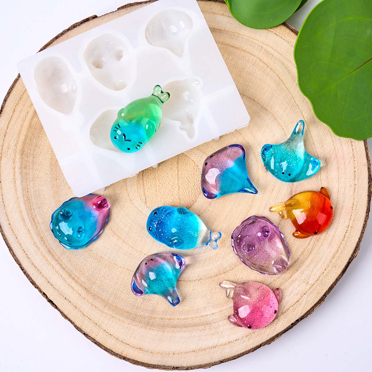 3D 힐링 귀여운 만타 가오리 실리콘 몰드 DIY 키체 - Silicone Mold Ocean 리뷰 및 가격