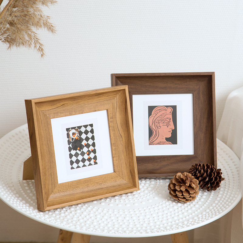 미니멀리스트 사각형 사진 프레임 벽걸이 탁상용 다용도  - Resin Art Photo Frame 리뷰 및 가격