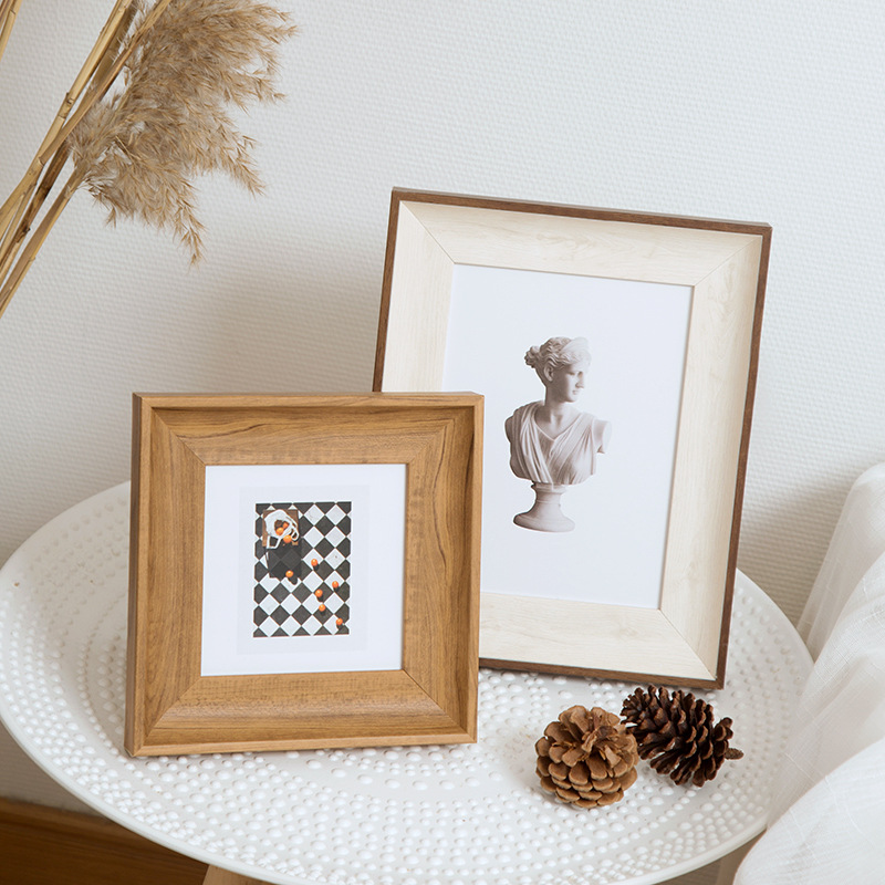 미니멀리스트 사각형 사진 프레임 벽걸이 탁상용 다용도  - Resin Art Photo Frame 리뷰 및 가격