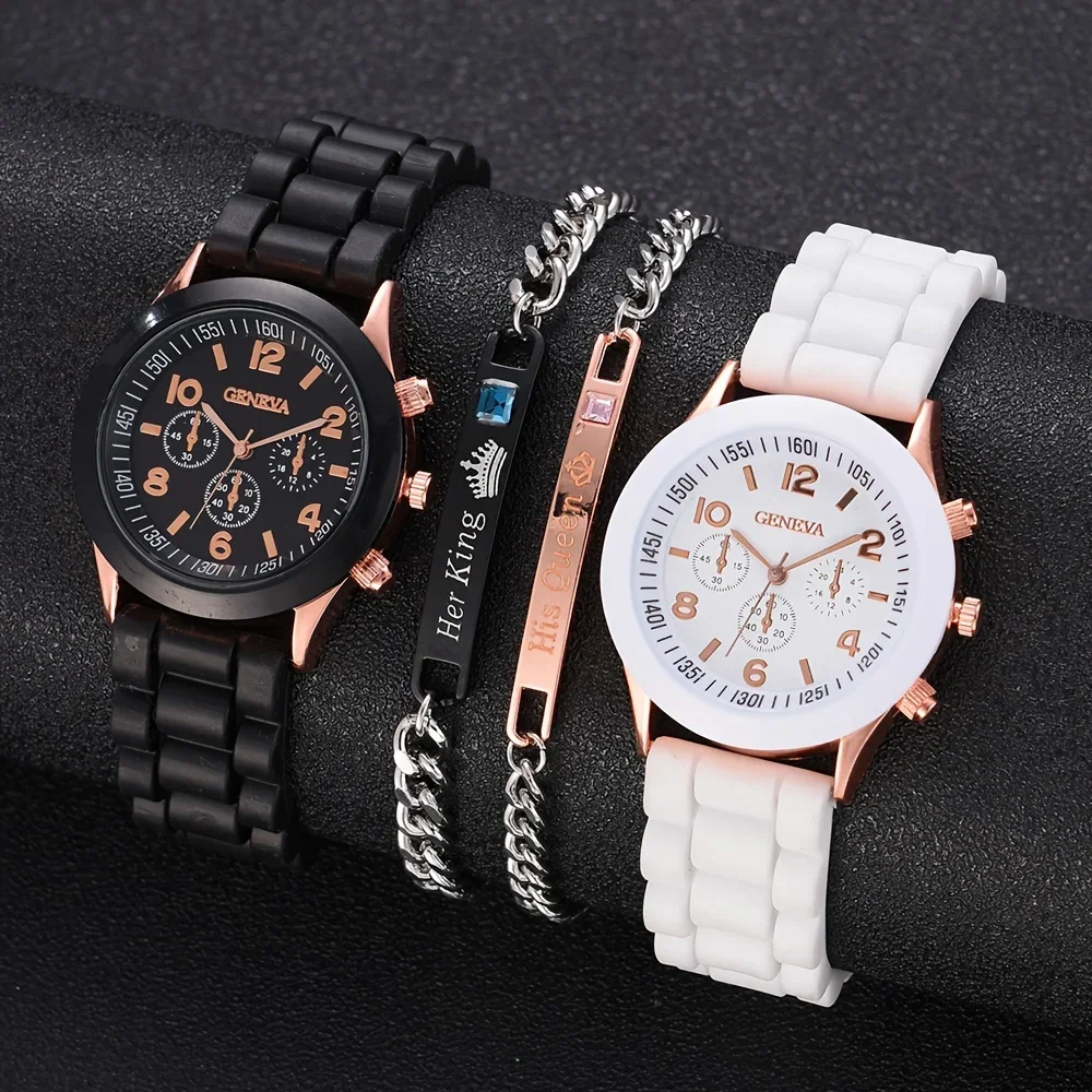 2Pcs 럭셔리 여성 시계 세트 패션 럭셔리 우아한 합 - Resin Art Watch 리뷰 및 가격