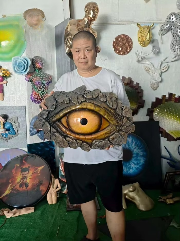 제조업체 맞춤 디자인 3D 레진 수공예 유리 섬유 조각 - Background Resin Art 리뷰 및 가격