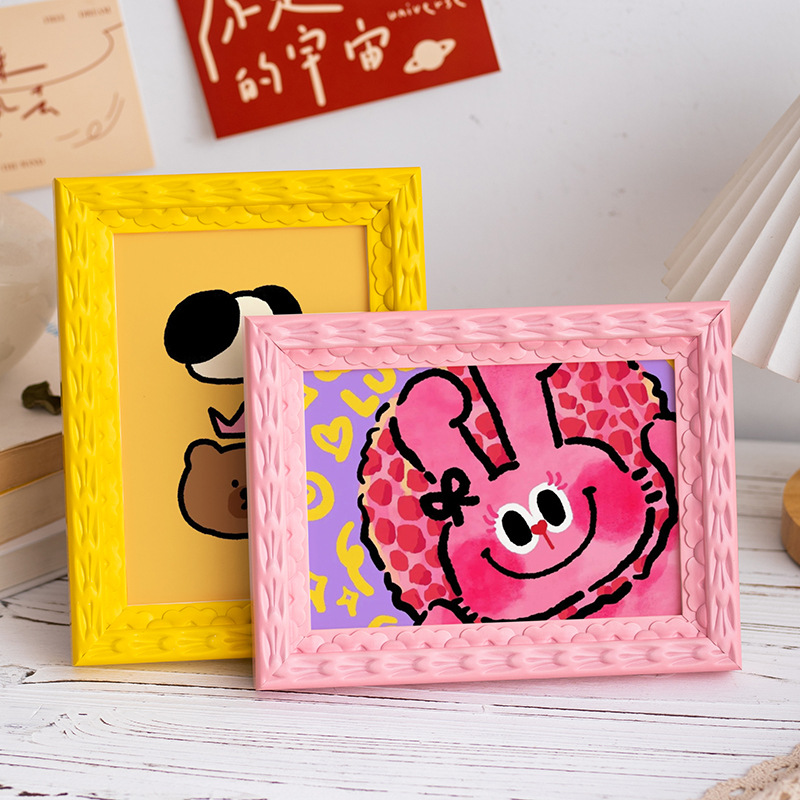 다채로운 사진 액자 5인치-A4 가정용 어린이 침실 D - Resin Art Photo Frame 리뷰 및 가격