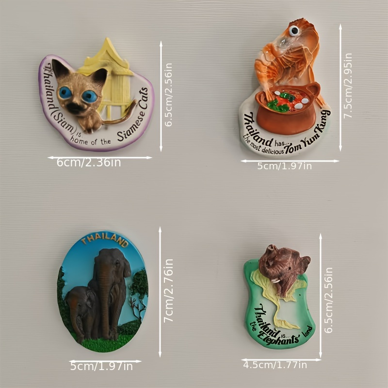1pc 수제 3d 수지 아트 냉장고 자석, 노르웨이 스 - Resin Art New Zealand 리뷰 및 가격