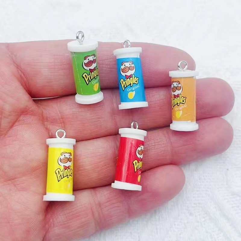 10개 시뮬레이션 3D 버킷 감자칩 스낵 레진 펜던트  - Resin Art Pendant 리뷰 및 가격