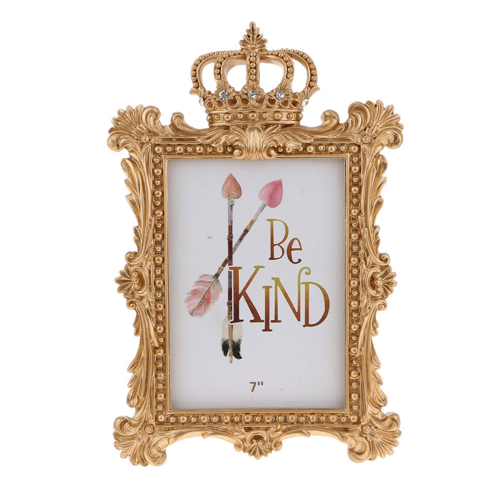 골드 크라운 수지 사진 프레임, 바로크 럭셔리 스타일  - Resin Art Photo Frame 리뷰 및 가격