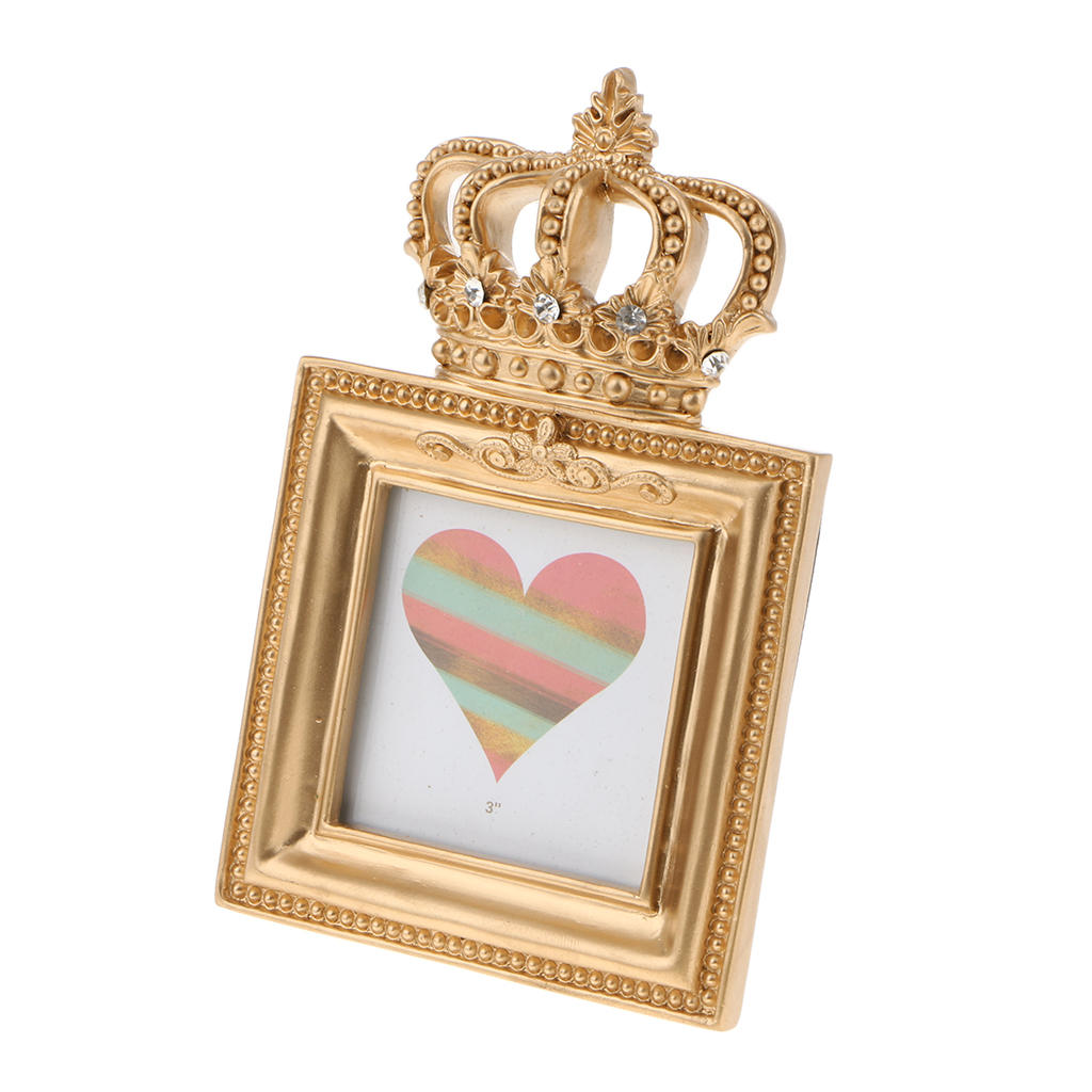 골드 크라운 수지 사진 프레임, 바로크 럭셔리 스타일  - Resin Art Photo Frame 리뷰 및 가격