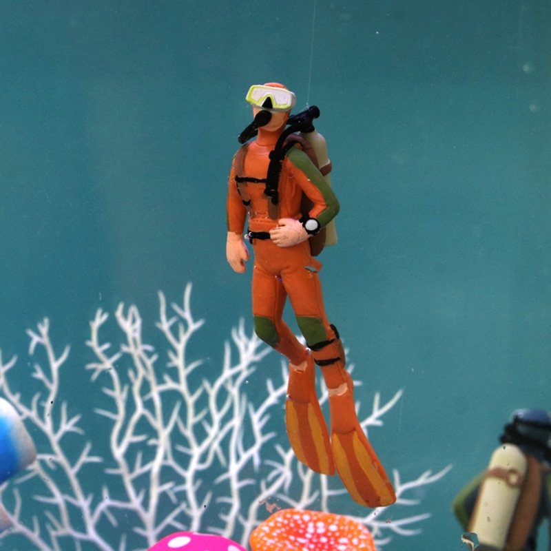 수족관 다이버 장식 플로팅 수지 다이버 손 색칠 모든  - Resin Art Underwater 리뷰 및 가격