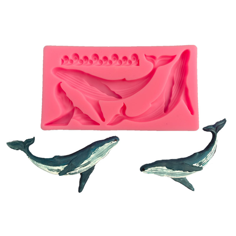 DIY 고래 실리콘 몰드 오션 시리즈 퐁당 케이크 장식 - Silicone Mold Ocean 리뷰 및 가격