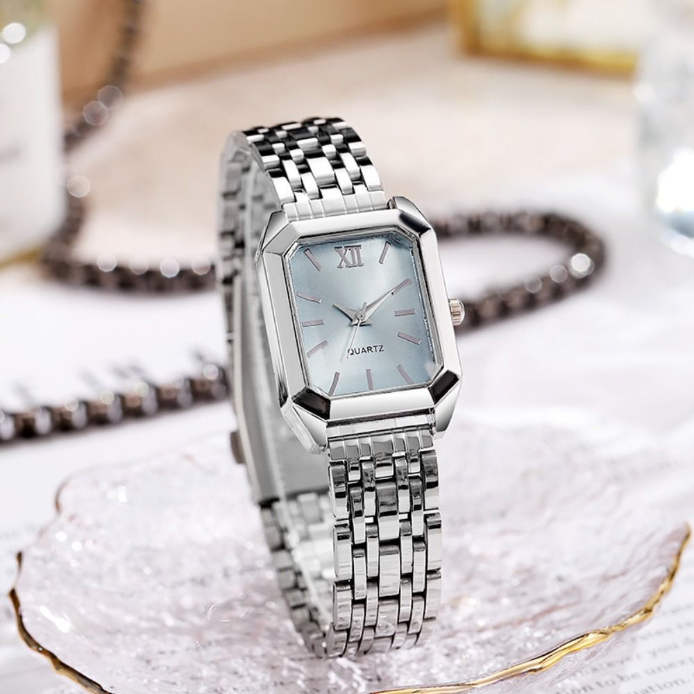 패션 스테인리스 스틸 손목시계 팔찌 세트 라인스톤 쿼츠 - Resin Art Watch 리뷰 및 가격