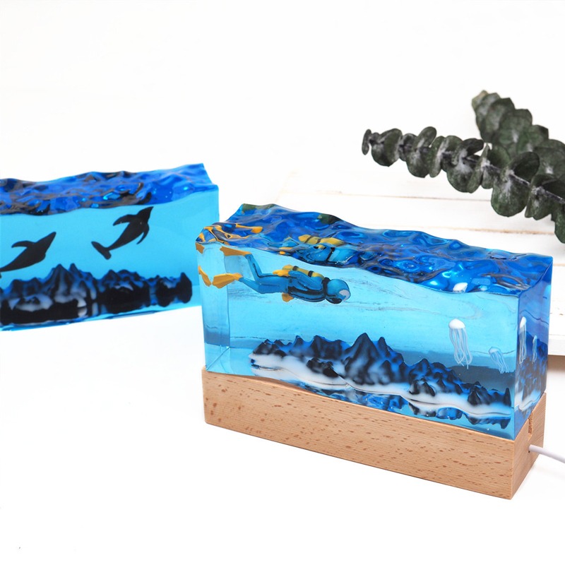 DIY 레진 공예 조명 수중 풍경 실리콘 몰드 산 모양 - Resin Art Underwater 리뷰 및 가격