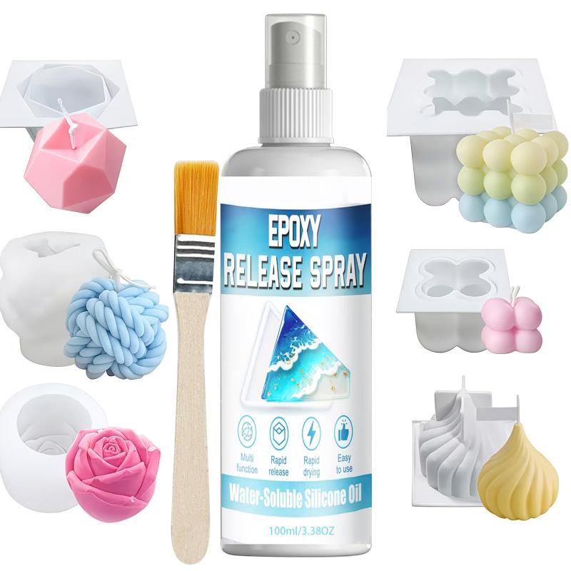 새로운 에폭시 몰드 탈형 스프레이 - 부드럽고 쉽게 몰 - Release Spray Silicone 리뷰 및 가격