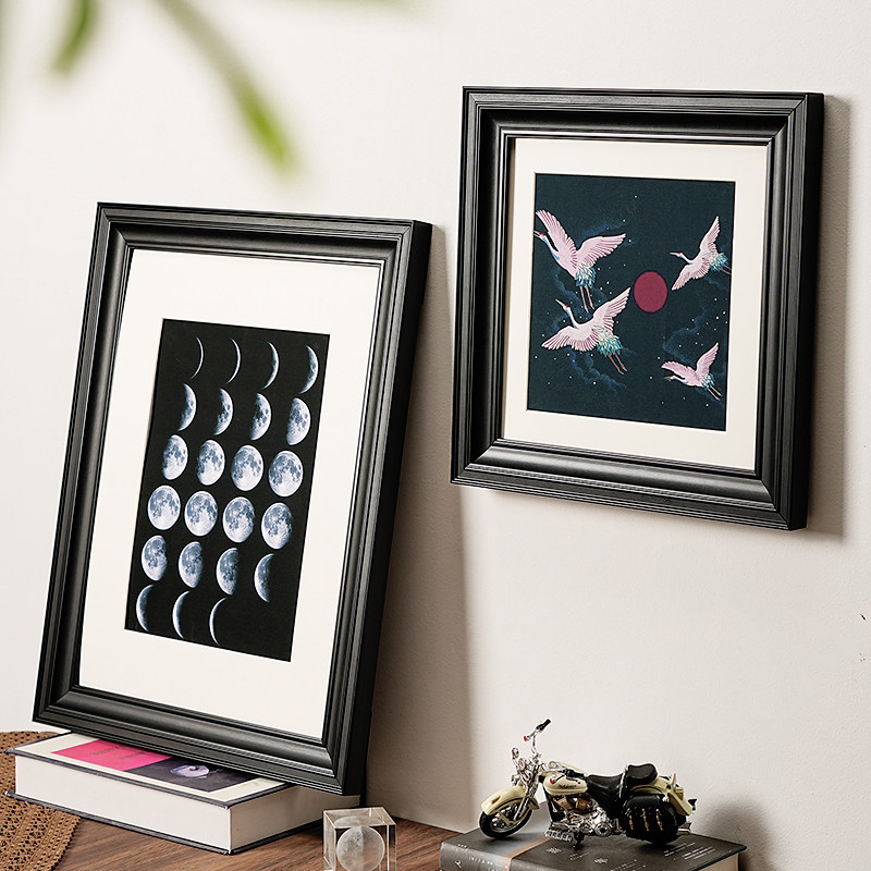 빈티지 블랙 원목 사진 액자, 다양한 크기의 사진 프레 - Resin Art Photo Frame 리뷰 및 가격