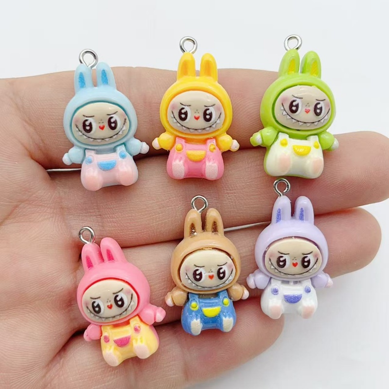10Pcs Kawaii 토끼 딸기 하우스 수지 참 귀여 - Resin Art Pendant 리뷰 및 가격