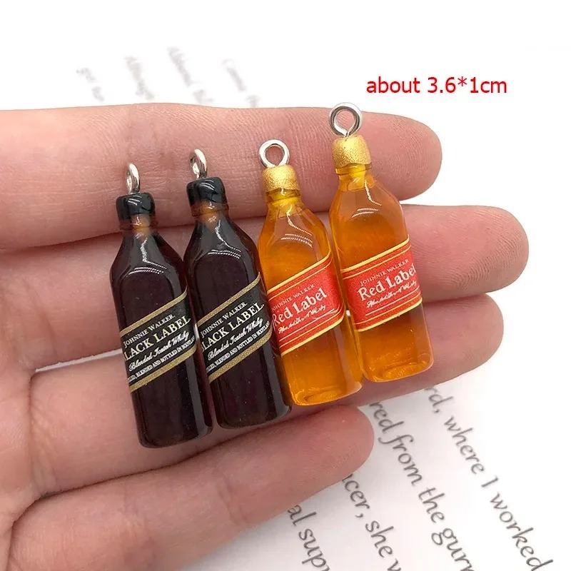 10Pcs 작은 와인 바 병 수지 참 DIY 귀걸이 액 - Resin Art Pendant 리뷰 및 가격